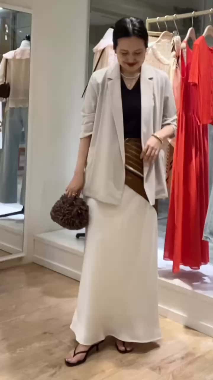 2026.04.15 エアリージョーゼットジャケットの綺麗めスタイル✨ サムネイル画像