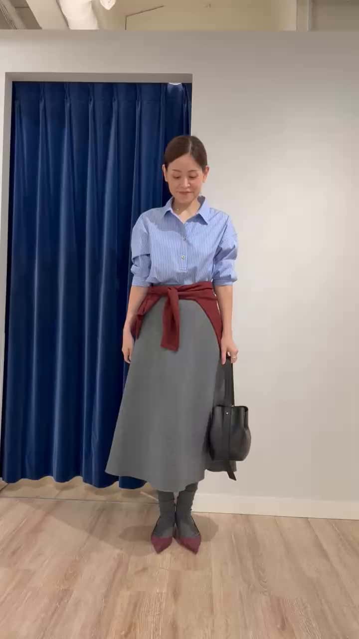 2025.09.20 ウォッシャブルメタル釦スキッパーシャツ🌿 サムネイル画像