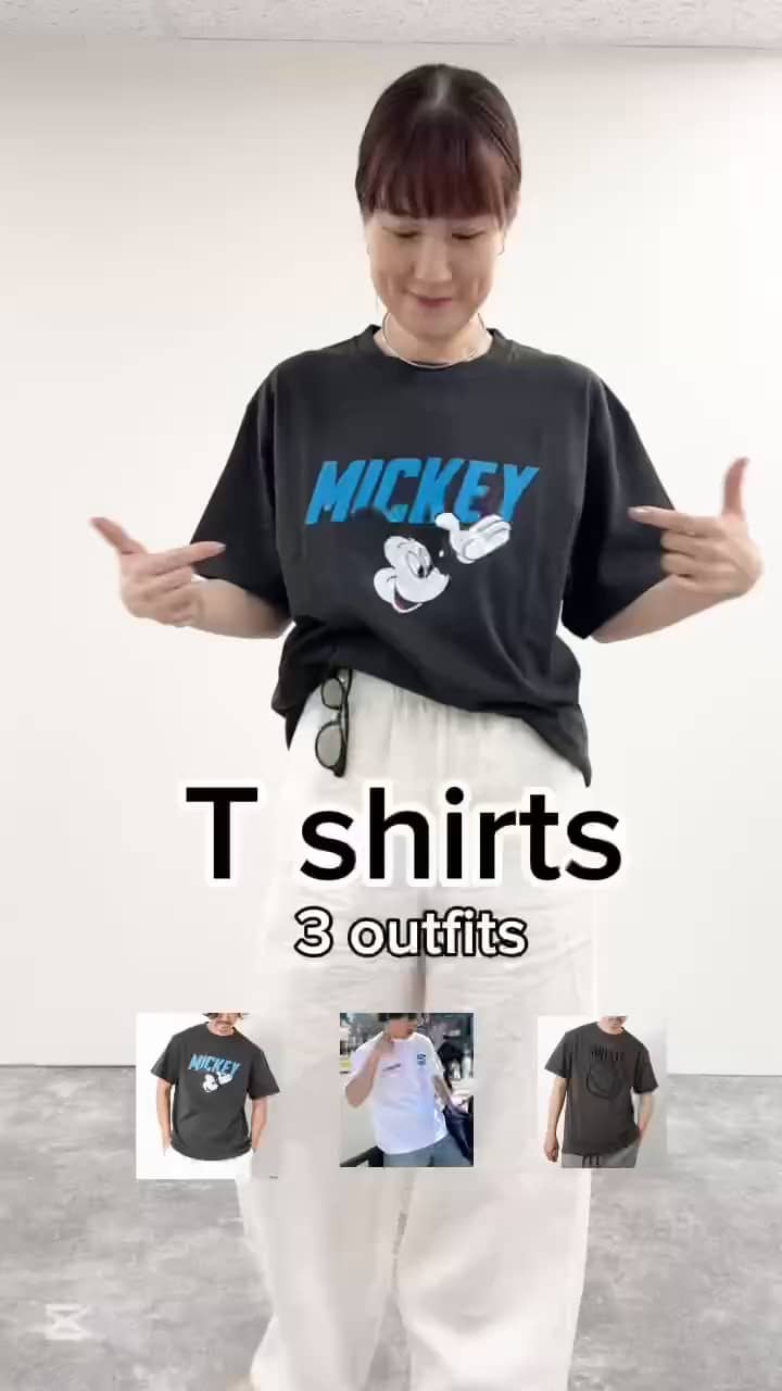 2025.06.14 Tシャツ❣️ 3 outfits サムネイル画像