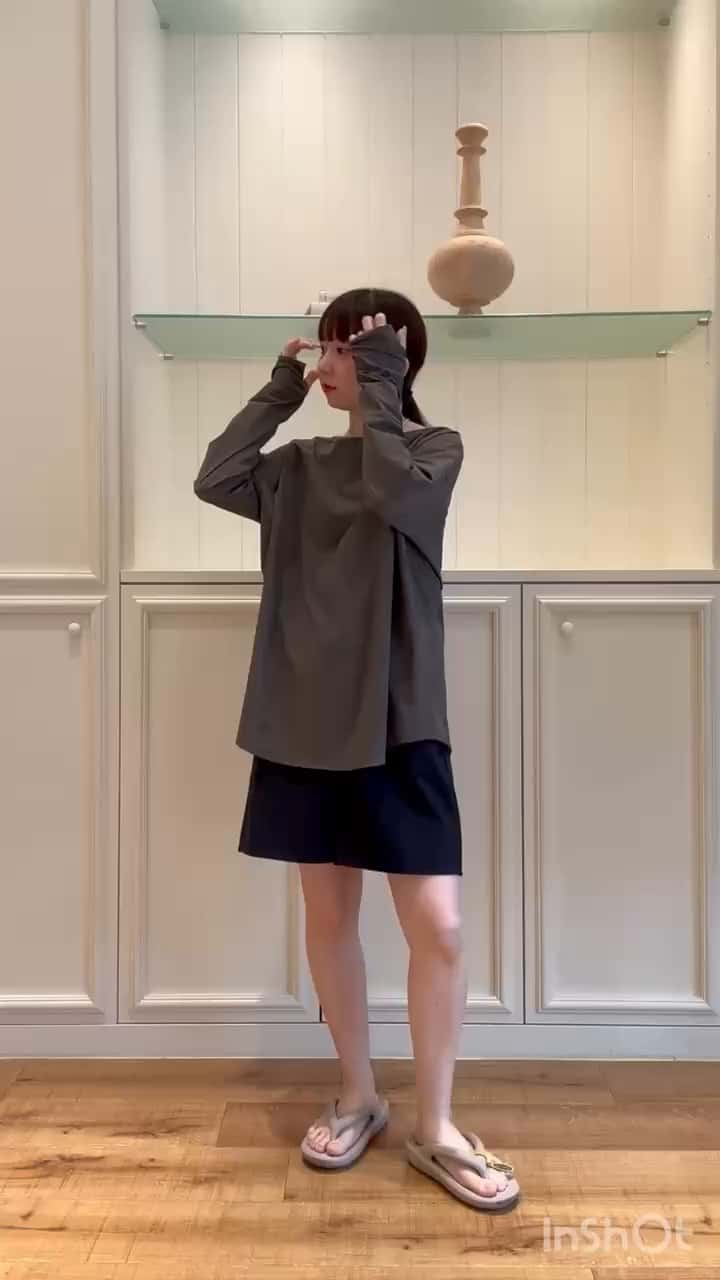 2025.06.16 ラッシュガードプルオーバー×ショートパンツ サムネイル画像