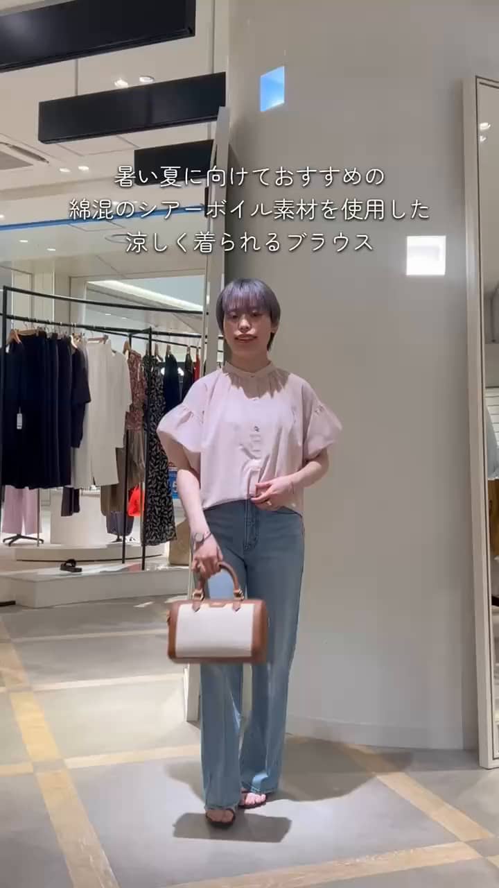 2026.05.30 ウォッシャブル袖2ＷAYシアーボイルブラウス⠀ サムネイル画像
