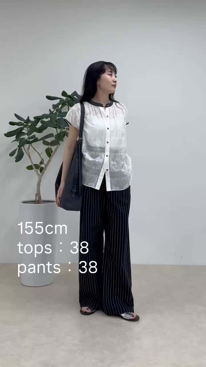 2026.04.08 《155cmコーデ》夏ブラウスのキレイめカジュアルコーデ サムネイル画像