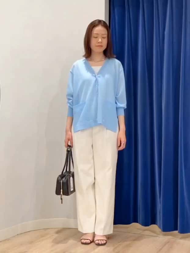 2025.07.04 《手洗い可能》綿混シアーVネックカーディガン サムネイル画像
