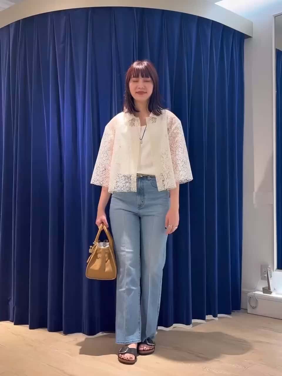 2025.08.24 レース×デニムコーデ サムネイル画像