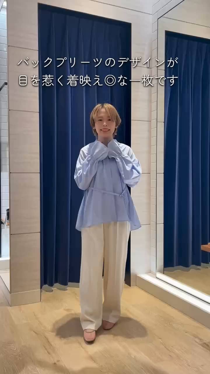 2026.01.27 着映え感◎バックプリーツシャツ サムネイル画像