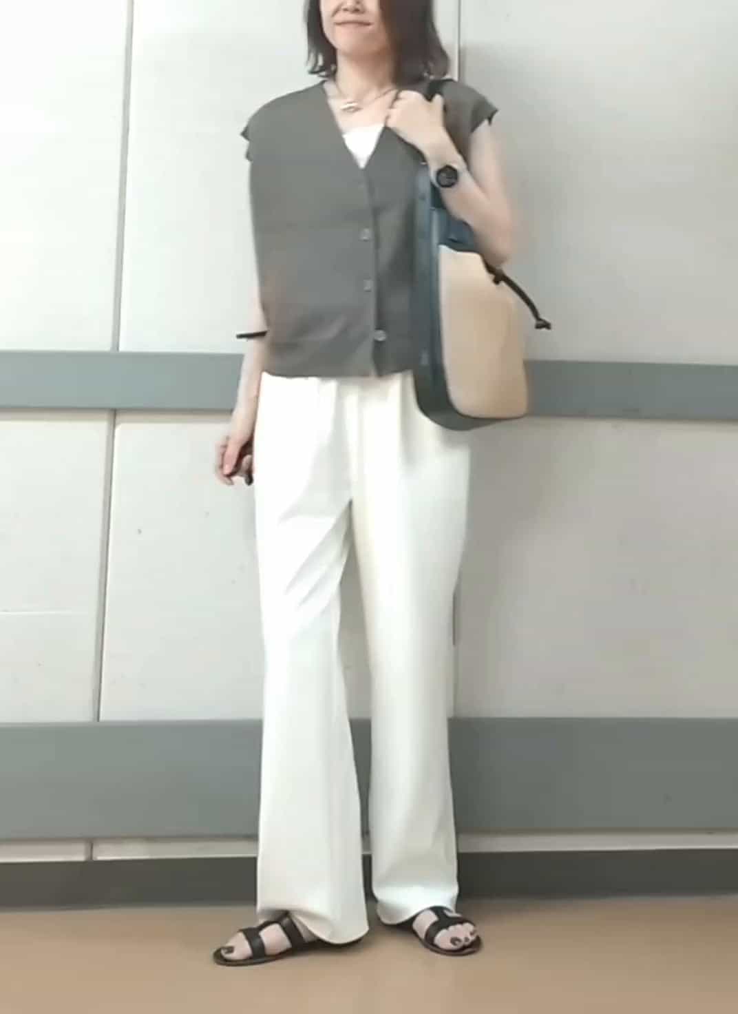 美品✨23SSNOLLEY'Sウォッシャブルドライシャンブレーショートジャケット NOLLEY'S Sophi（ノーリーズソフィ）の「ウォッシャブルドライ