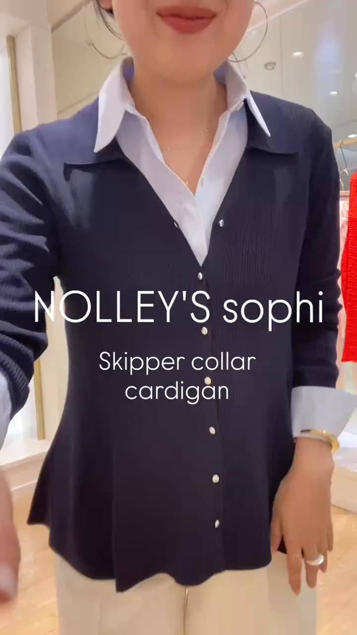 2026.03.01 リブフレアスキッパーポロ襟カーディガン着回し✨ サムネイル画像