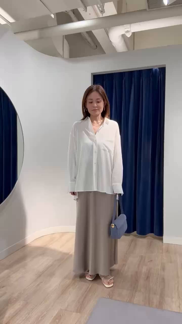 2026.03.28 ウォッシャブルトリアセドレープシャツ🌿 サムネイル画像