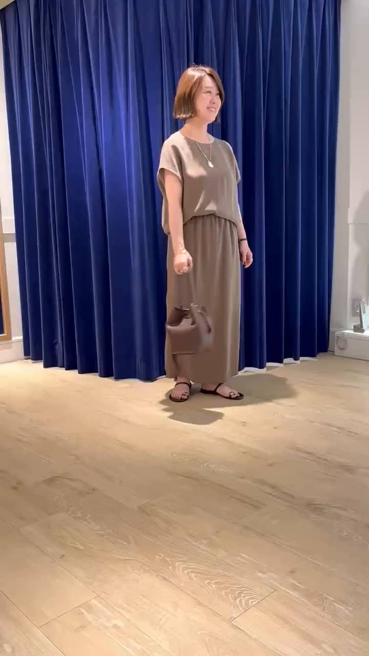 2025.08.17 シルキーキュプラセットアップコーデ サムネイル画像