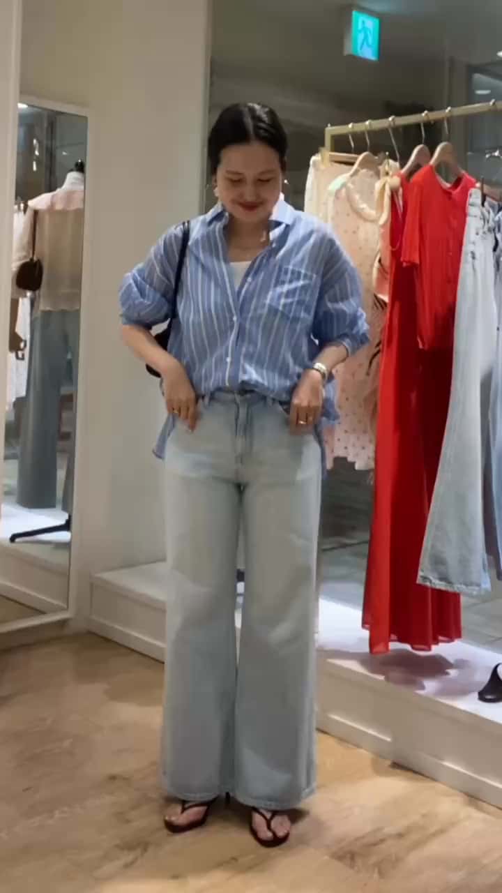 2026.04.13 シアーストライプ3WAYシャツ サムネイル画像