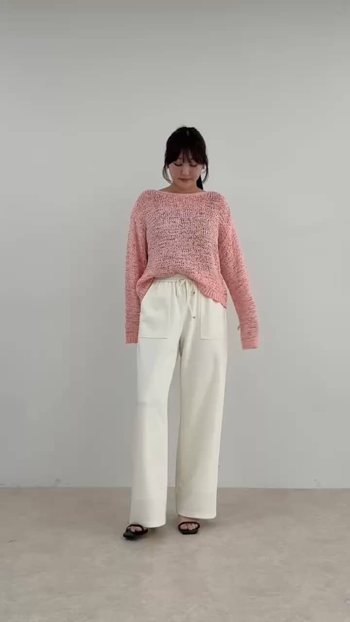 2026.01.20 テープヤーンニットでつくる、春映えリラックスコーデ サムネイル画像