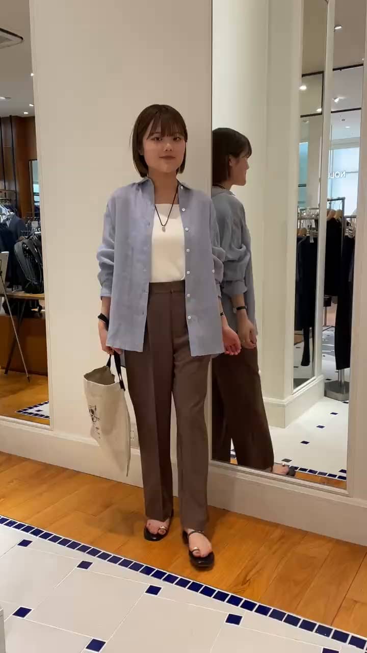 2025.05.25 リネンシャツコーデ サムネイル画像