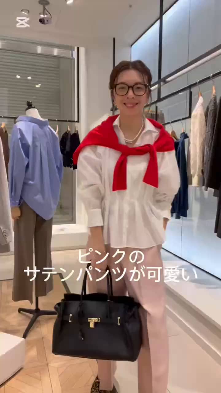 2025.09.12 タックシャツ&サテンパンツ サムネイル画像