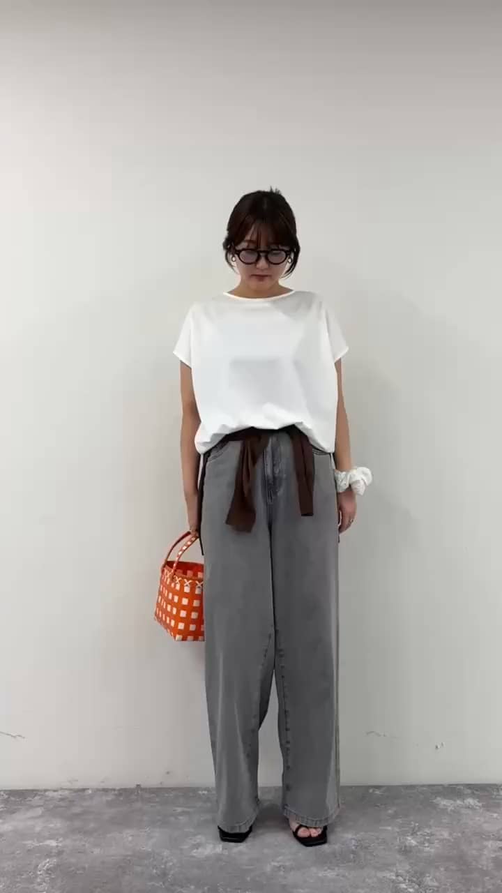 2025.04.30 きれいめカジュアルの差し色コーデ🍊 サムネイル画像