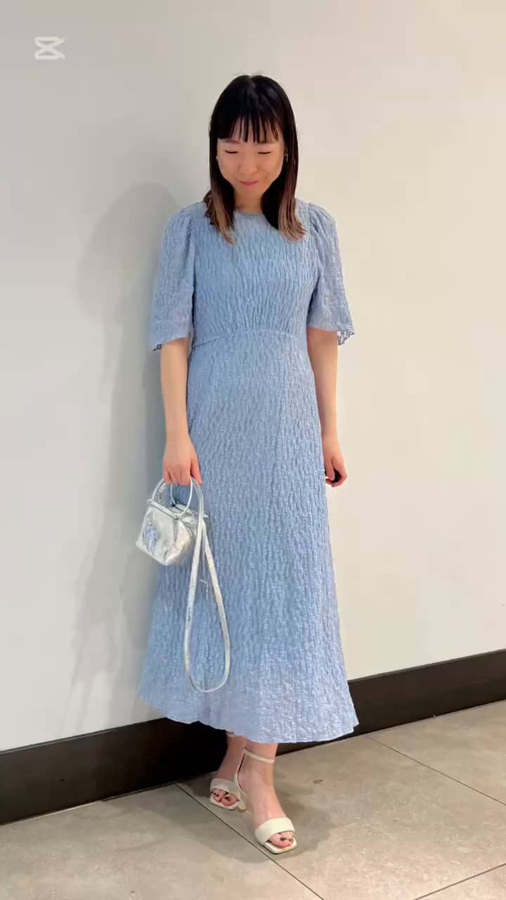 ノーリーズ　ニットワンピース NOLLEY'S Sophi ワンピース プリーツ風ニットワンピース