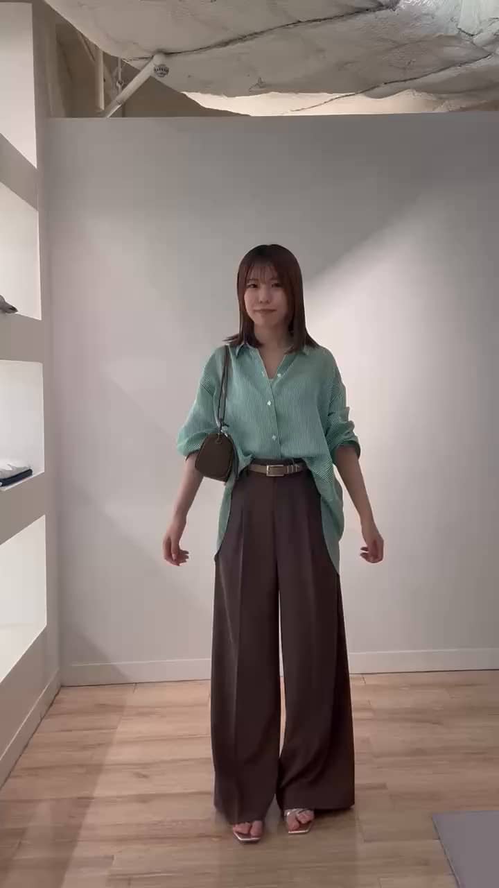2026.05.28 シャツ×ワイドパンツ サムネイル画像