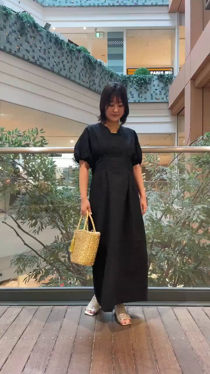 2024.04.18 ◆コットンリップルシェイプワンピース サムネイル画像