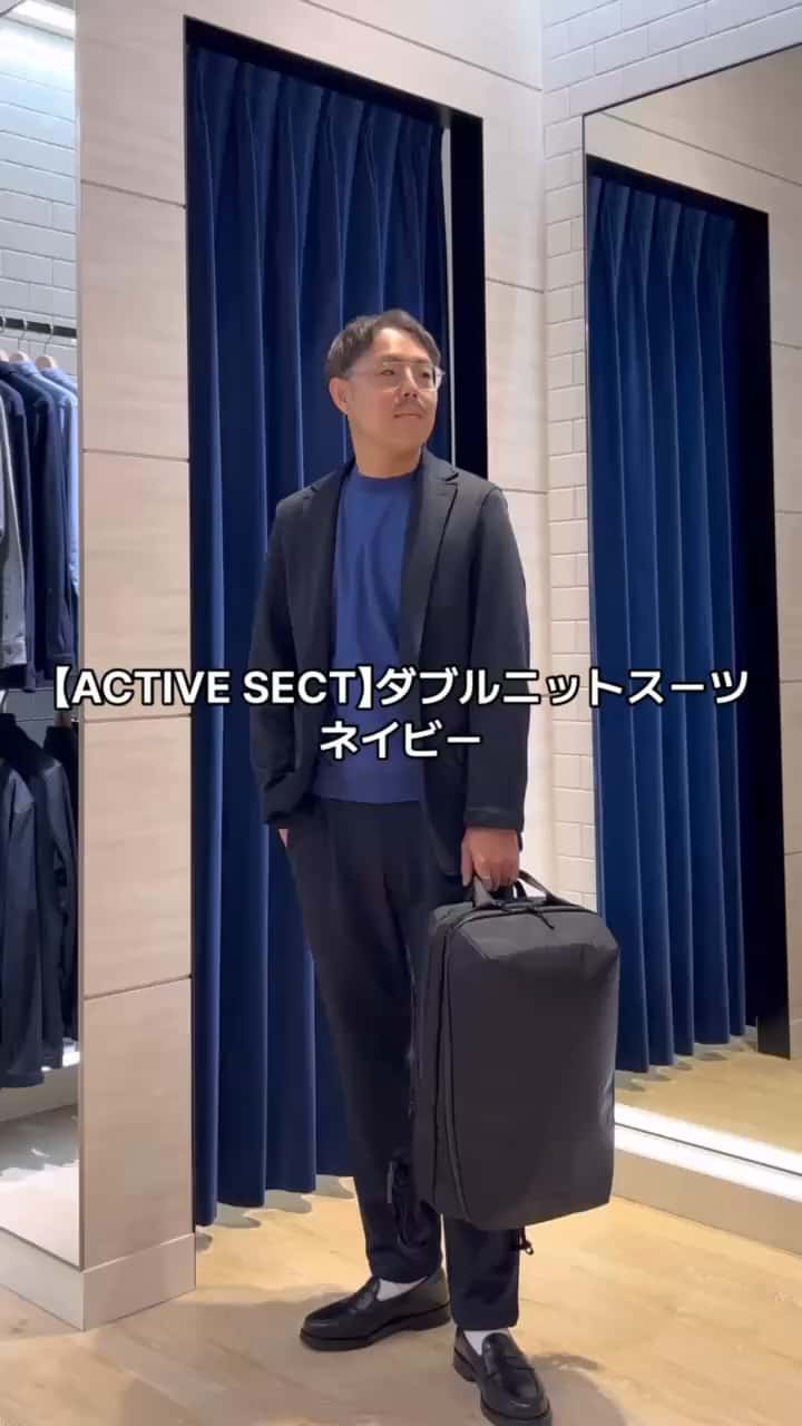 2025.10.03 【ACTIVE SECT】《セットアップ》ダブルニットスーツ ジャケット&パンツ サムネイル画像