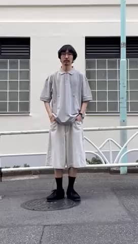 2025.05.08 バブアーのポロシャツとハーフパンツを合わせたコーデ サムネイル画像