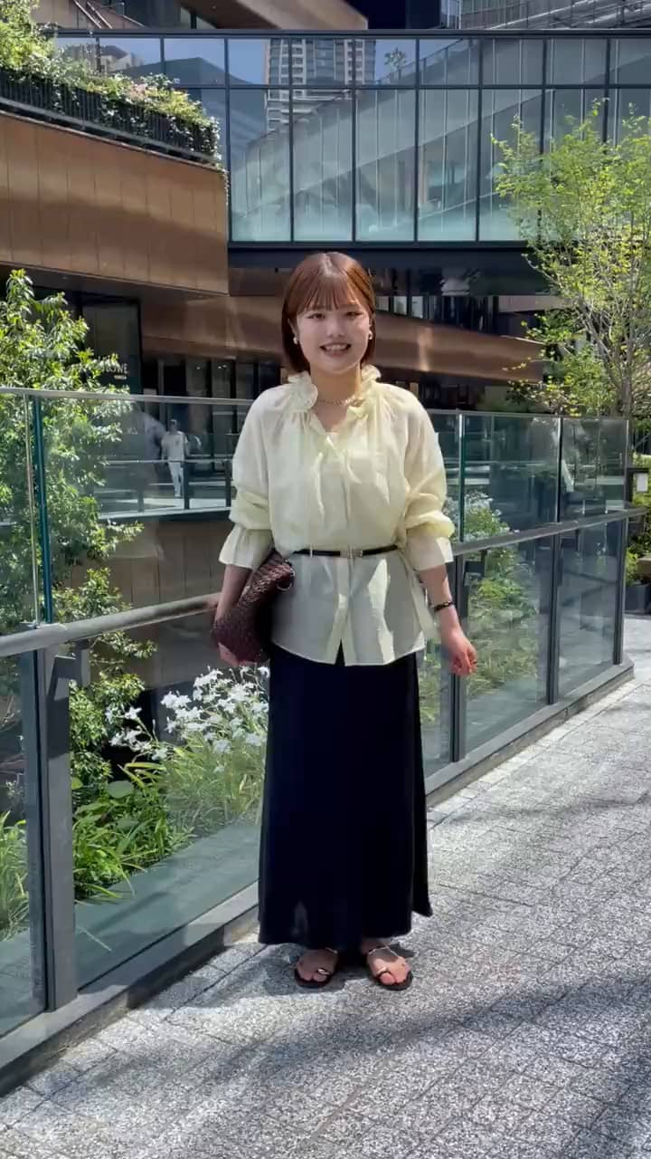 2026.04.14 フリルブラウスコーデ サムネイル画像