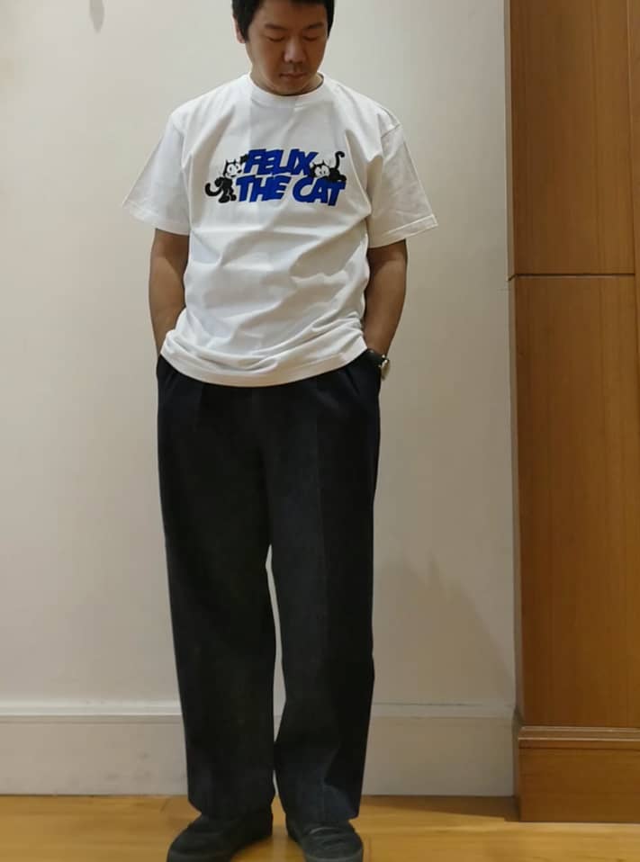 2025.04.10 プリントT　✕　ワイドパンツ サムネイル画像