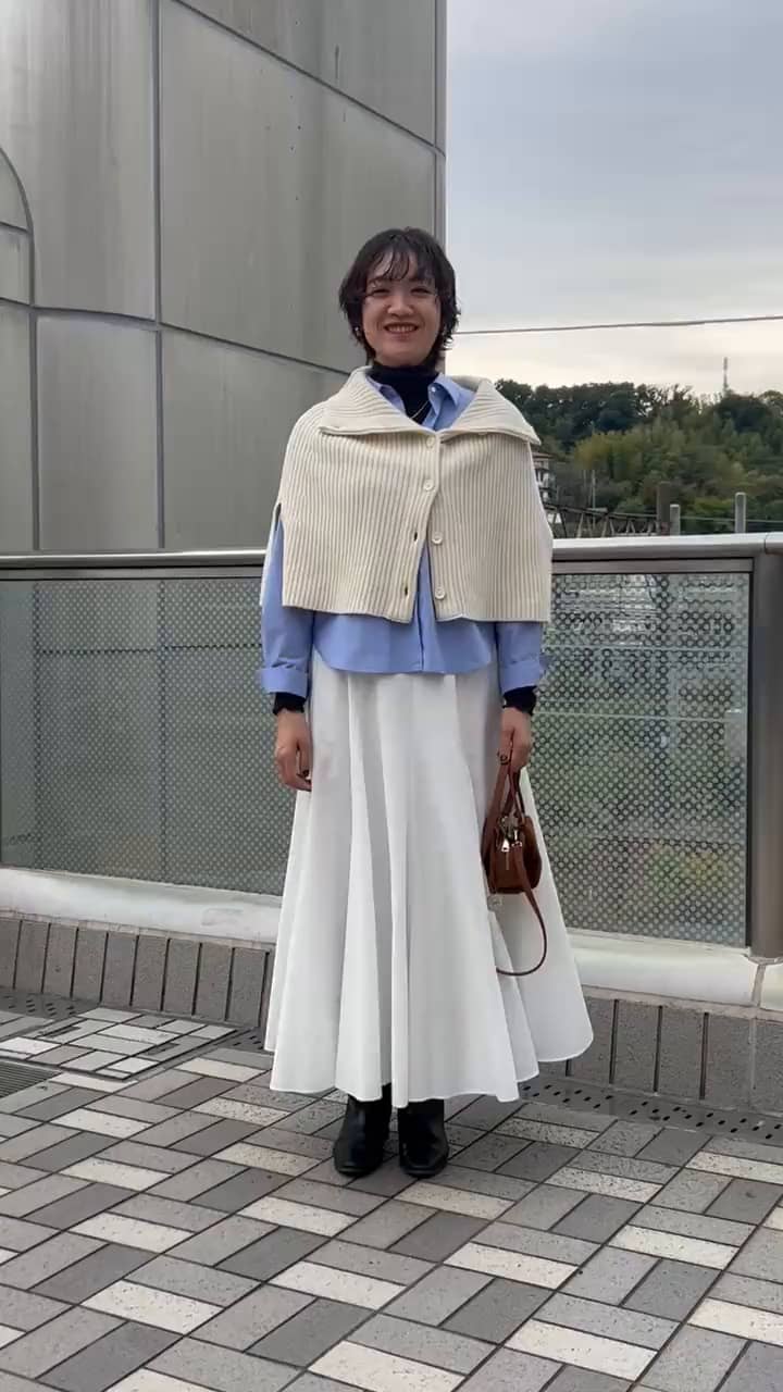 2025.11.05 ニットポンチョコーデ サムネイル画像