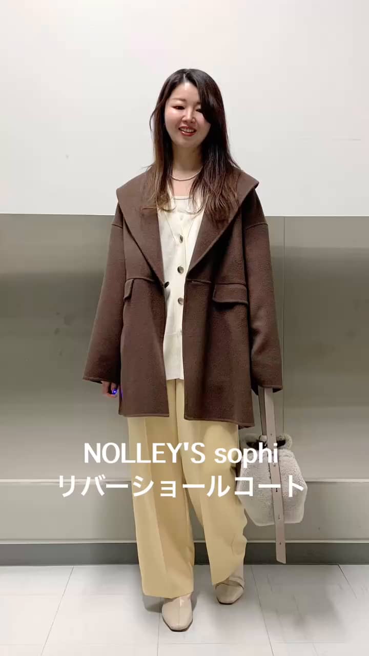 2025.10.31 NOLLEY'S sophi  リバーショールコート サムネイル画像