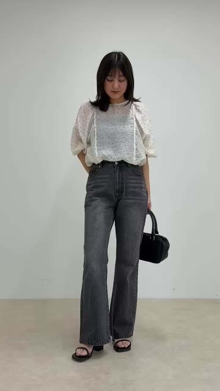 2025.07.30 ドットシアーブラウスコーデ サムネイル画像