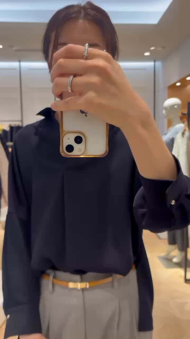 2025.10.07 スキッパーブラウス＋2タックセミワイドパンツ サムネイル画像