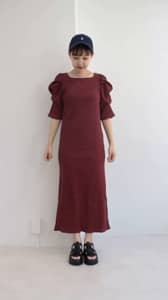 2022.07.10 袖ボリュームワンピース サムネイル画像