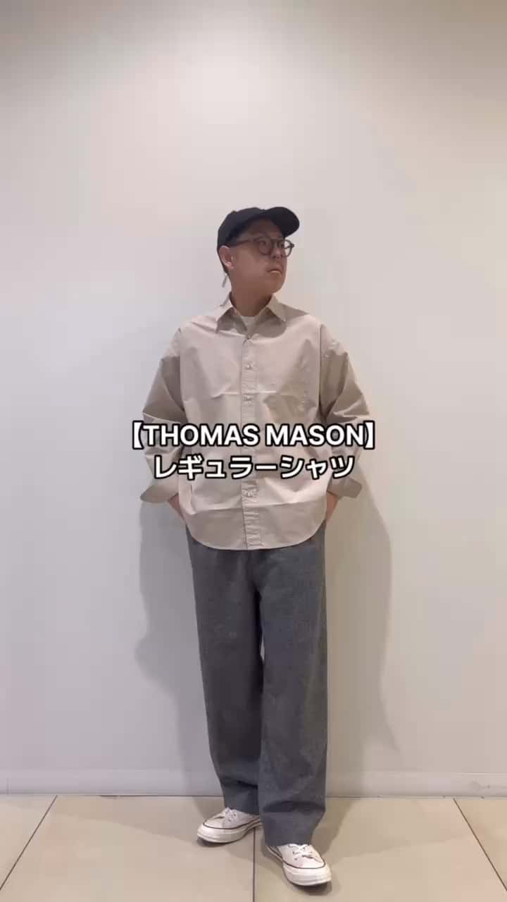 2026.01.28 【THOMAS MASON】レギュラーシャツ サムネイル画像