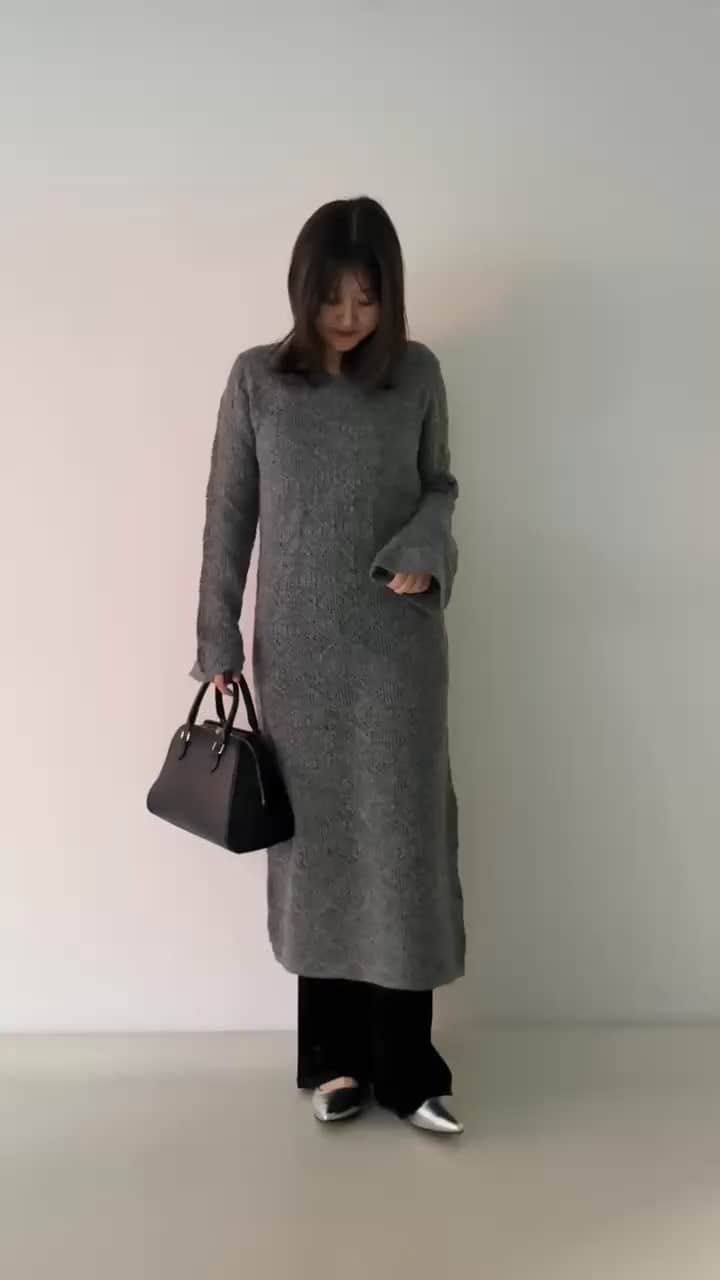 2025.11.06 【モヘヤ×透かし柄で叶える大人のニュアンスワンピース】 サムネイル画像