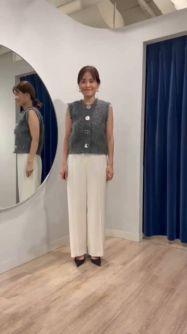 2025.09.19 起毛ビックボタンファーベスト🌿 サムネイル画像