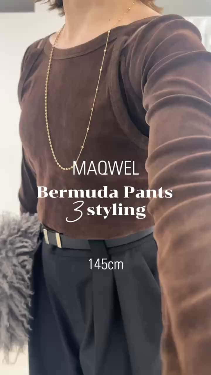 2025.10.01 バミューダパンツコーデ サムネイル画像