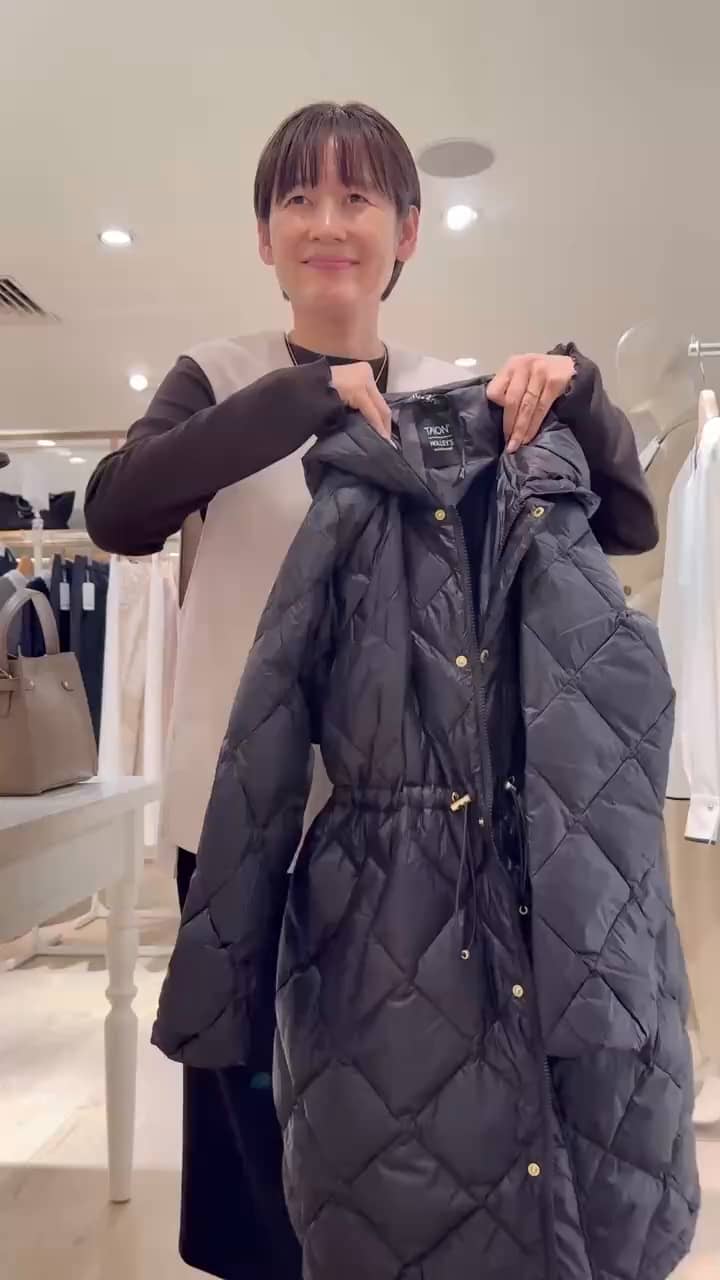 2025.11.10 【TAION】別注ミドル丈Aラインフードダウン  サムネイル画像