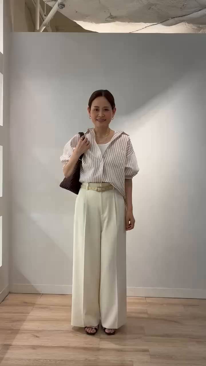 2026.05.16 ストライプ3wayシャツ🌿 サムネイル画像