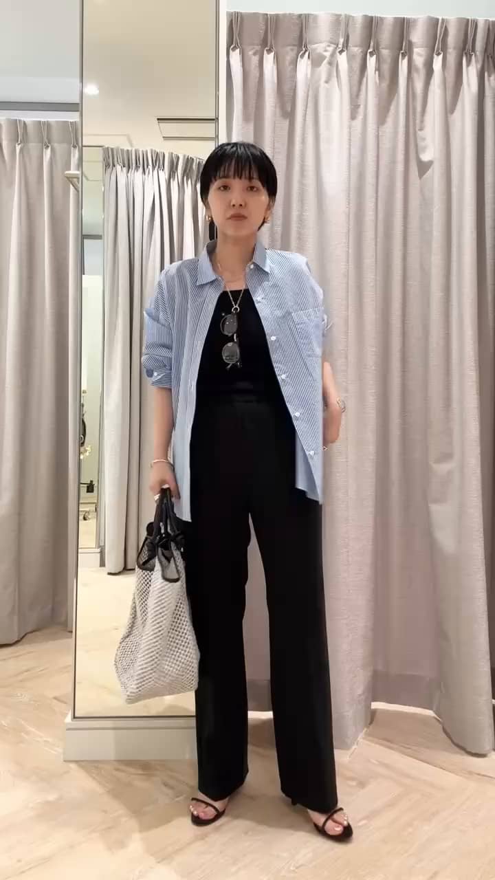 2025.04.30 ストライプシャツコーディネート👔 サムネイル画像