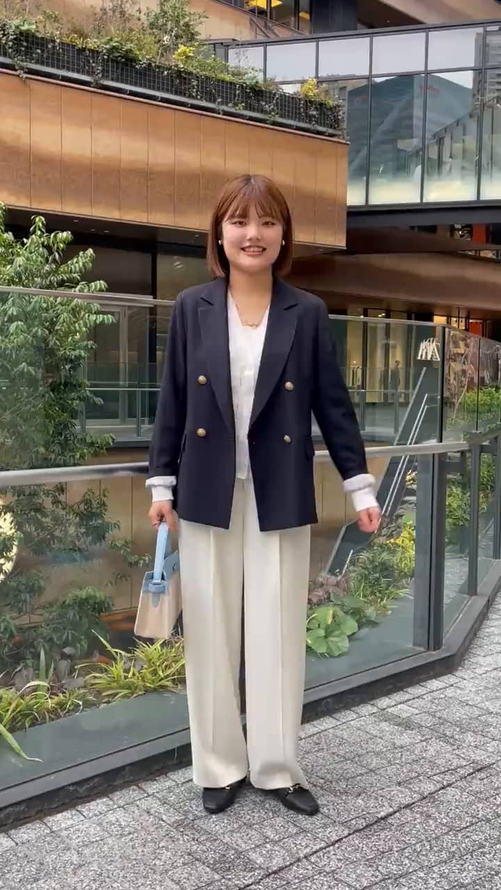 2026.03.07 麻調ジャケットコーデ サムネイル画像