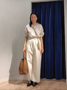 2026.03.17 ラップワイドパンツ☓シャツコーデ サムネイル画像