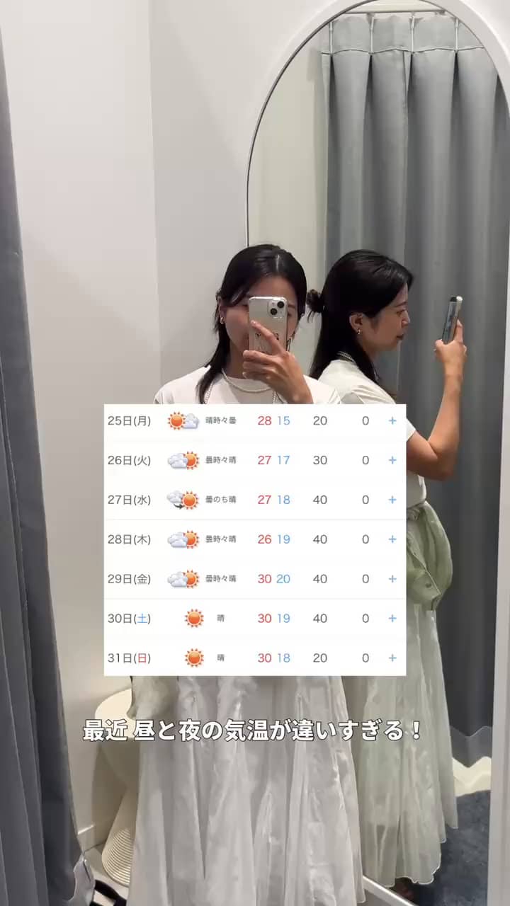 2026.06.03 昼と夜の寒暖差 解決コーデ サムネイル画像