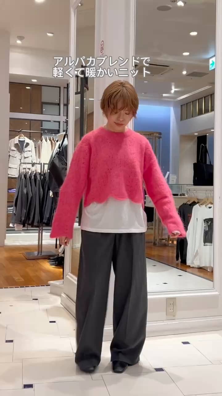 2024.11.02 着映え間違いなしクロップド丈ニット サムネイル画像