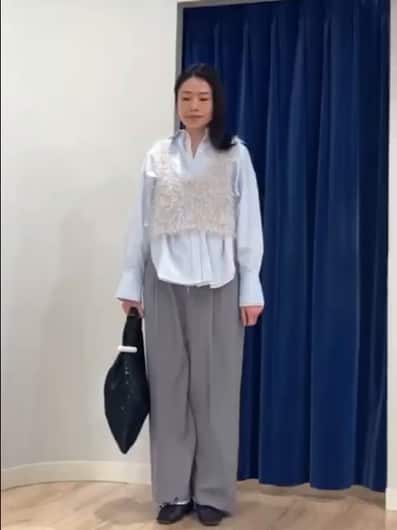 2026.02.08 シャツ☓ビスチェコーデ サムネイル画像