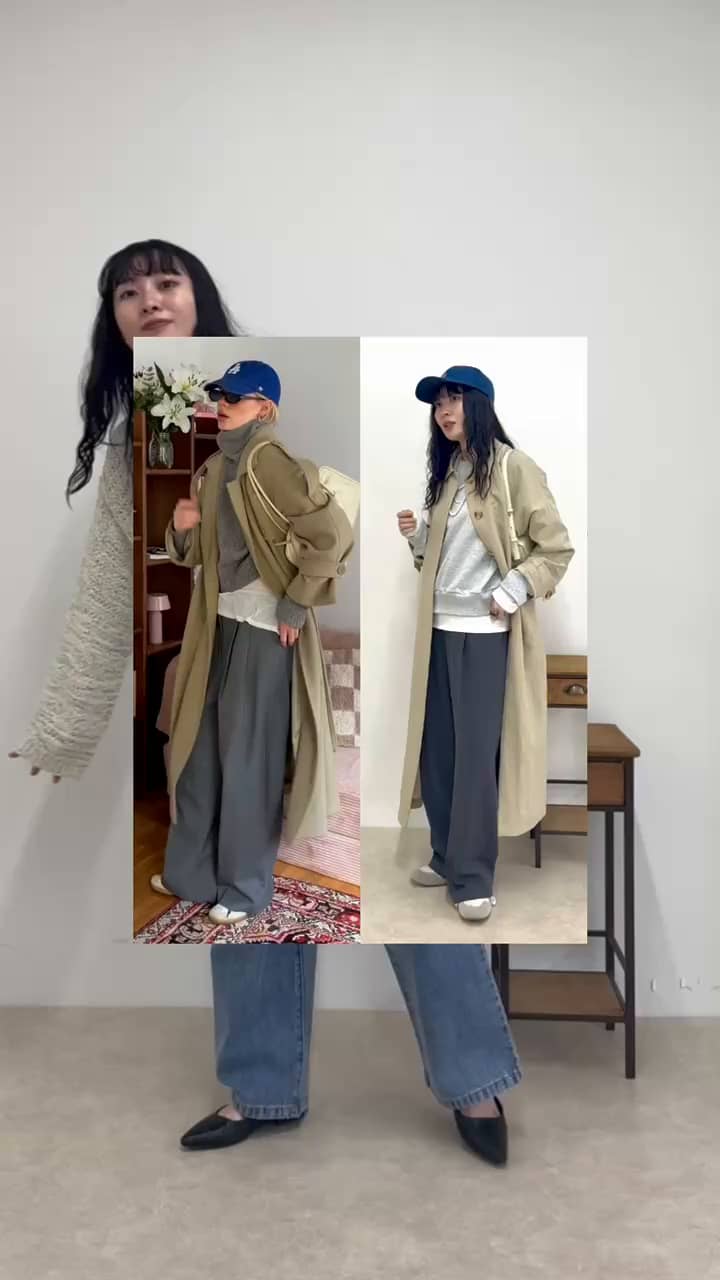 2026.03.11 春に着たいステンカラーコート🌷 サムネイル画像