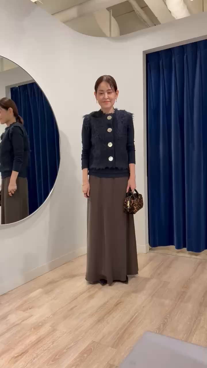 2025.09.28 起毛ビックボタンファーベスト🌿 サムネイル画像