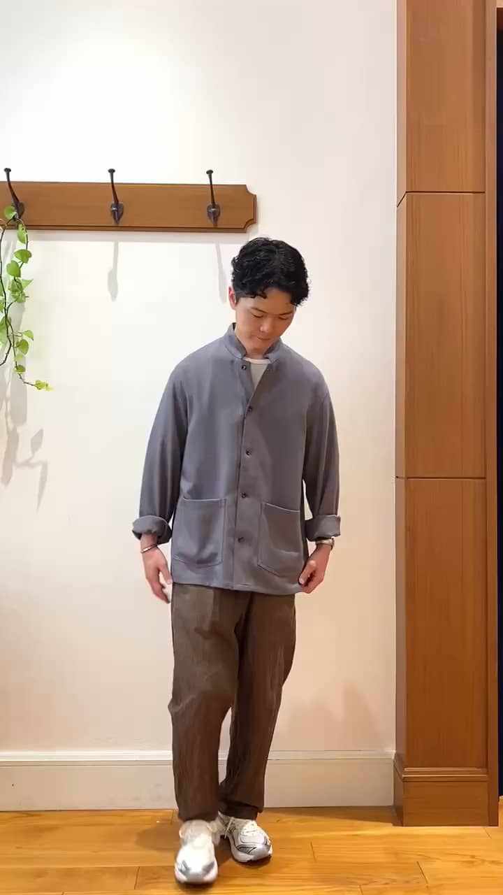 2025.08.31 秋先オススメ！マオカラーシャツブルゾン サムネイル画像