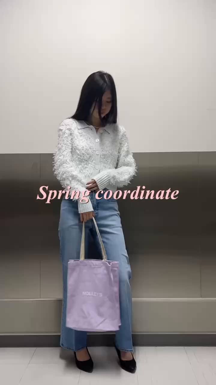 2026.03.13 爽やかブルー🩵春ニットコーデ サムネイル画像