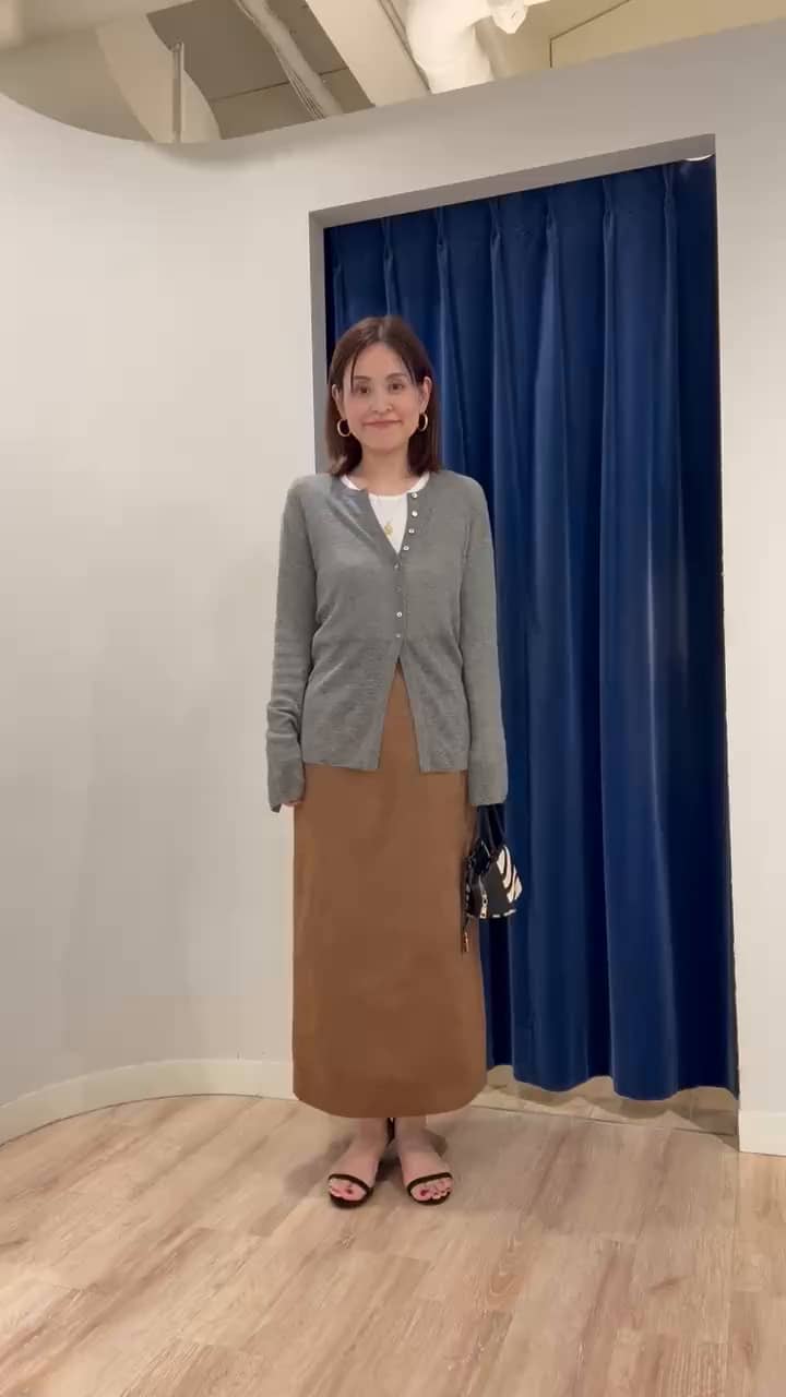 2025.10.04 カシミヤ混ガーゼ風リブカーディガン🌿 サムネイル画像