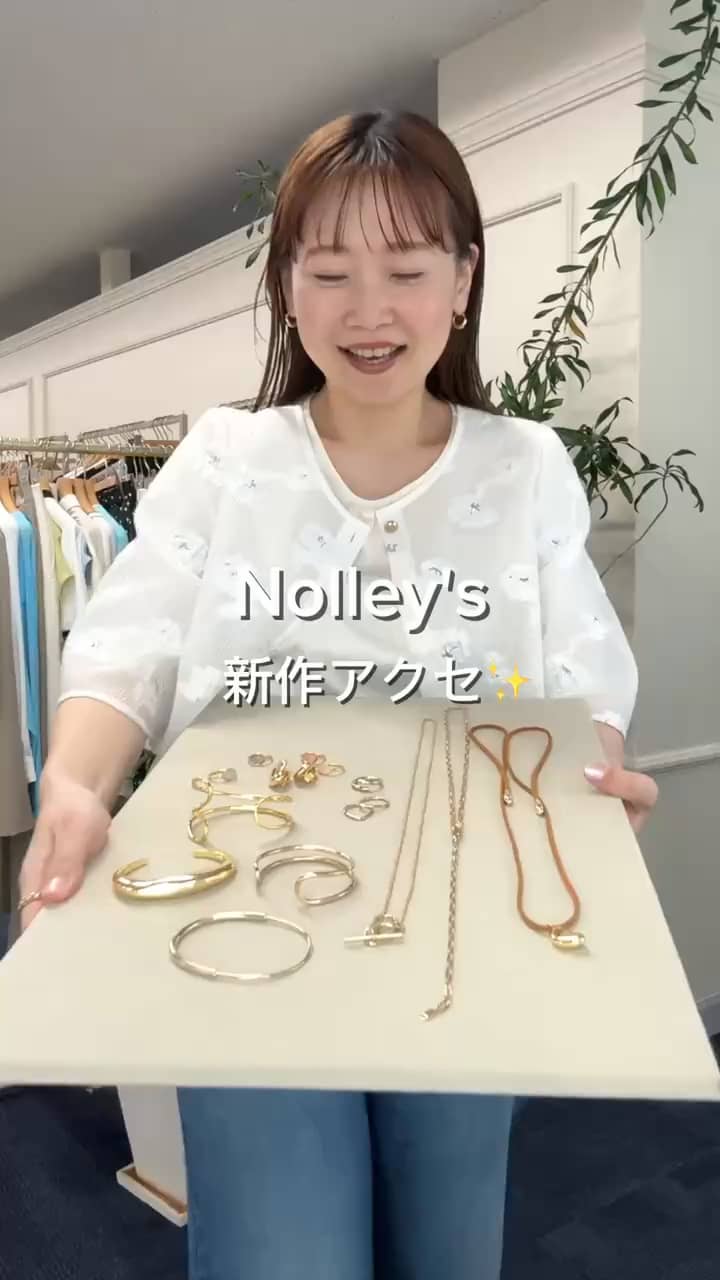 NOLLEY'S ノーリーズ　ニュアンスプレートネックレス　ゴールド ニュアンスプレートネックレス（5-0441-9-11-201）｜NOLLEY'S