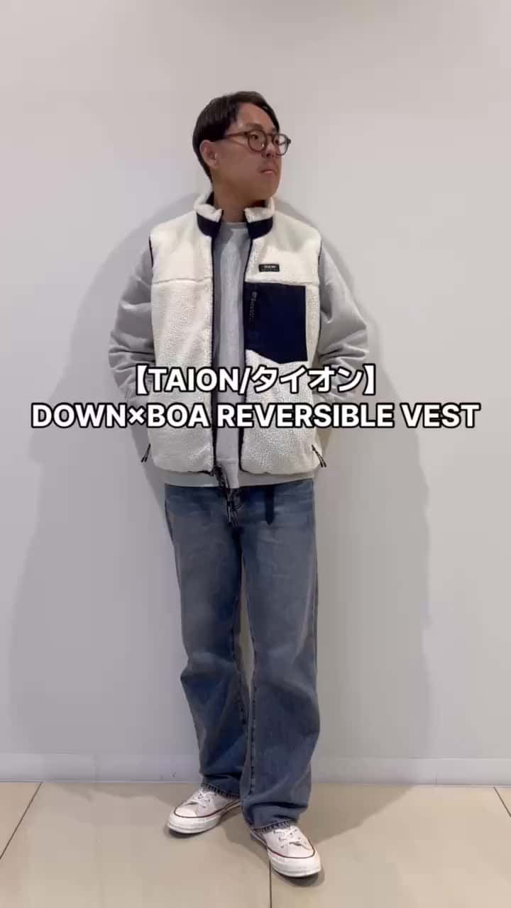 2025.11.20 【TAION/タイオン】 DOWN×BOA REVERSIBLE VEST サムネイル画像