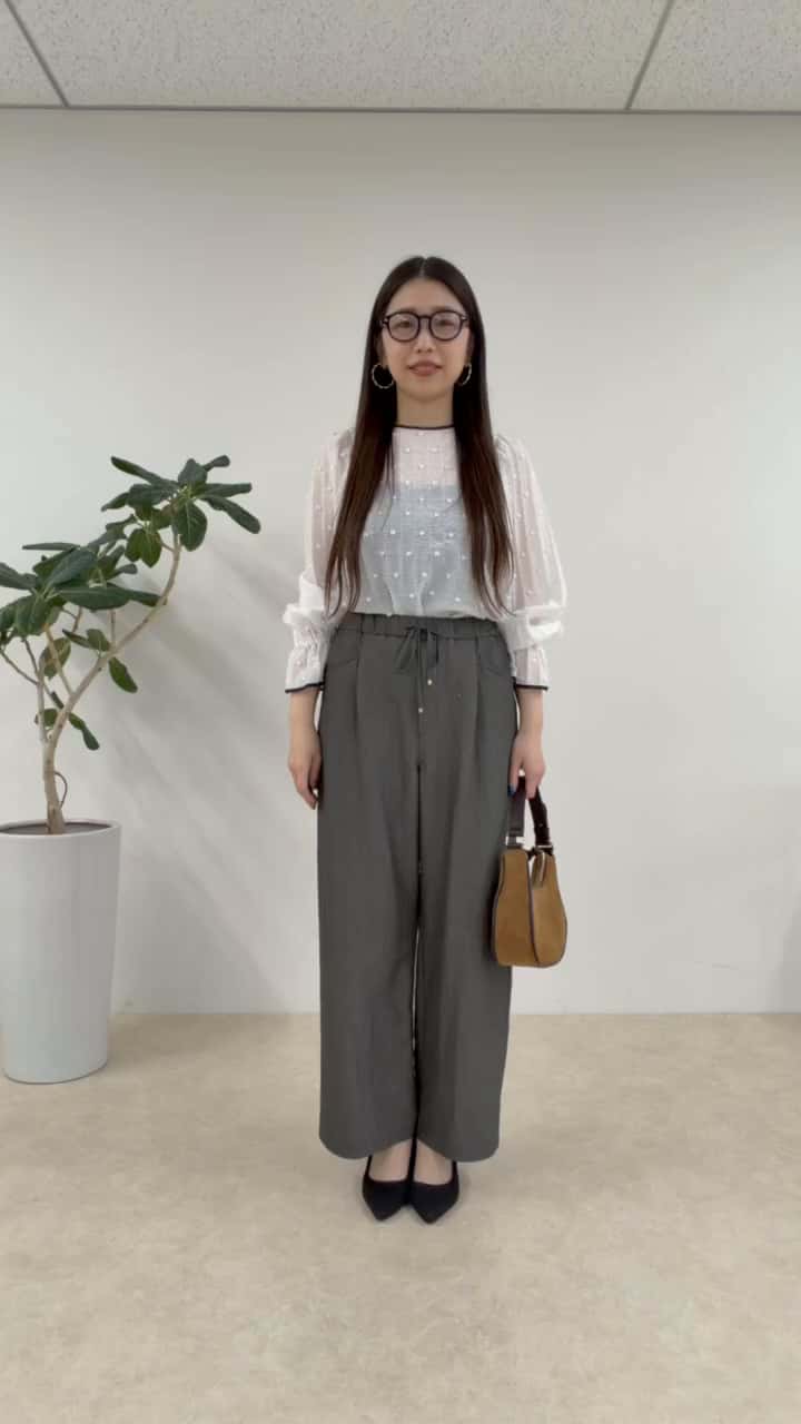 2026.04.16 配色ブラウス🤍🖤 サムネイル画像